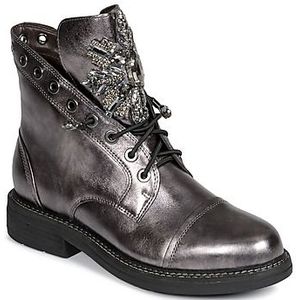 Alma EN Pena - Enkellaars - Grijs - Dames - Platte Hak 3 cm