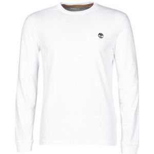 Timberland - Dunstan River - T-Shirt - Wit - Lange Mouwen - Slim Fit