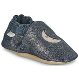 ROBEEZ - Circus Style - Leren Slofjes - Blauw - 100% Leer