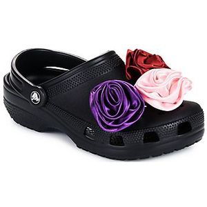 Crocs  Classic Rosette Clog  klompen  dames Zwart