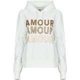 ONLY - ONLMAIA - Sweatshirt - Crème / Bruin / Wit