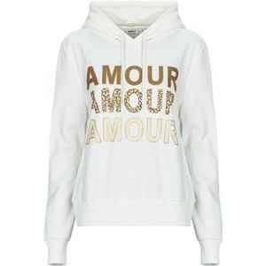 ONLY - ONLMAIA - Sweatshirt - Crème / Bruin / Wit