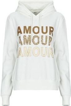ONLY - ONLMAIA - Sweatshirt - Crème / Bruin / Wit