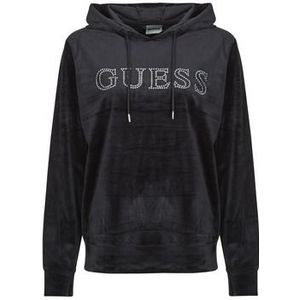 Guess Active - Sweatshirt - Zwart - Met Capuchon - Lange Mouwen - Rhinestones