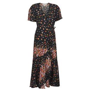 Derhy  SUEDE  jurken  dames Zwart