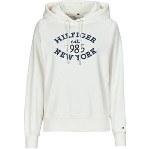 Tommy Hilfiger  MDRN REG VARSITY HOODIE  Truien  dames Wit