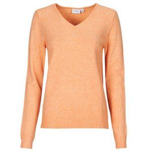 Vila  VIRIL V NECK  Truien  dames Oranje