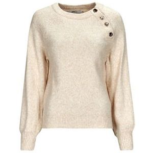 Only  ONLEMMA LS BUTTON ONECK KNT  Truien  dames Beige