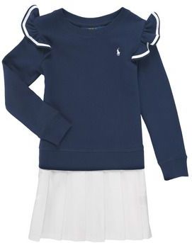 Polo Ralph Lauren - Teens - Jurk - Katoen - Licht Uitlopende Pasvorm