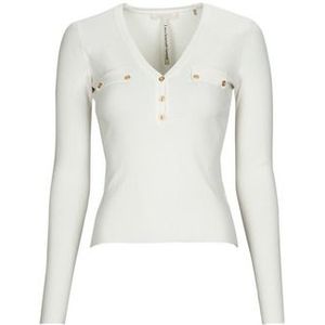 Guess  LS FLAVIE HENLEY SWTR  Truien  dames Beige