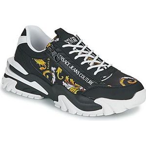 Versace Jeans Couture - Sneakers - Zwart - Leer - Heren