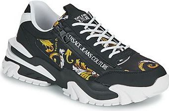 Versace Jeans Couture - Sneakers - Zwart - Leer - Heren