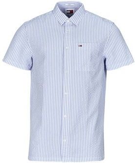 Tommy Jeans - Reg Stripe - Overhemd - Multicolor - Korte Mouwen - Regular Fit
