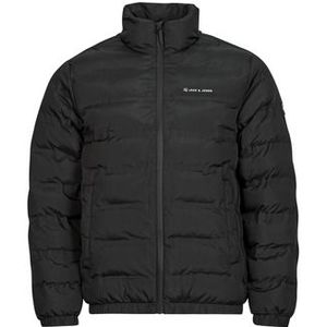 Jack &amp; Jones  JJALPES HEAT QUILTED PUFFER  jassen  heren Zwart