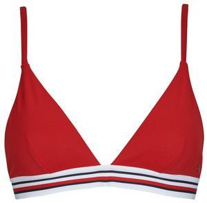 Tommy Hilfiger - Triangle Bikini Top - Rood - Nylon