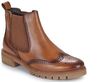Ara - Chelsea-boots - Cognac used - Enkellaars - G-breedte - Lyra-perforatie