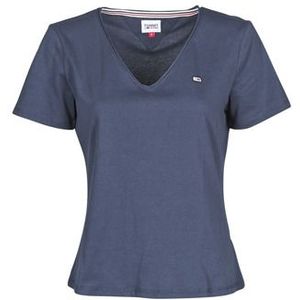 Tommy Jeans  TJW SLIM JERSEY V NECK  Shirts  dames Blauw