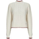 Pepe Jeans - CHARIL - Trui - Ecru - Opstaande Kraag - Lange Mouwen