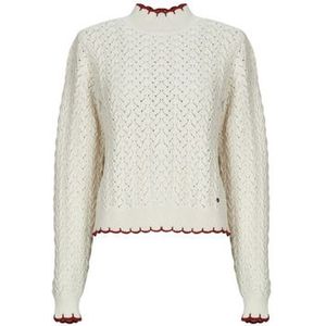 Pepe Jeans - CHARIL - Trui - Ecru - Opstaande Kraag - Lange Mouwen