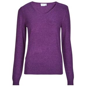 VILA - Trui - Violet - V-hals - Fijn Tricot