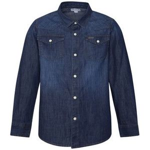 Pepe jeans  JHON  overhemden  kind Blauw