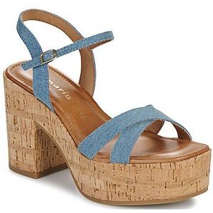 Tamaris  28034-802  sandalen  dames Blauw