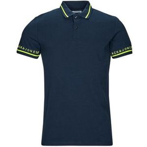 Jack &amp; Jones  JJGLOBUS POLO SS  Shirts  heren Marine