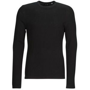 Only & Sons - ONSPANTER REG 12 STRUC CREW KNIT NOOS - Trui - Zwart