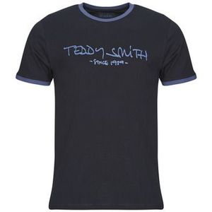 Teddy Smith  TICLASS MC  Shirts  heren Marine