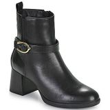 GEOX - Walk Pleasure 55 - Bottines met Hak - Zwart - Leer