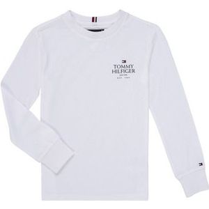 Tommy Hilfiger  TH LOGO PUFF PRINT REG TEE LS  Shirts  kind Wit