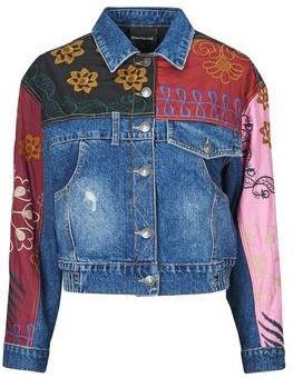 Desigual - CHAQ MADRID - Spijkerjack - Multicolour - Dames