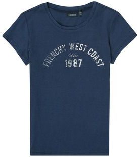 Ikks - ECIMOSIRE - T-shirt - Blauw - Korte Mouwen