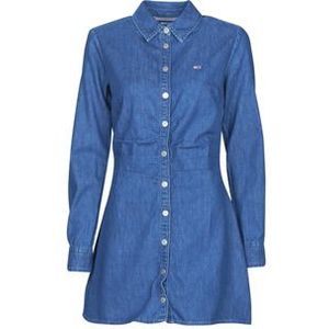 Tommy Jeans  TJW DENIM RUCHE DRESS  Jurken dames Blauw