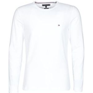 Tommy Hilfiger  STRETCH SLIM FIT LONG SLEEVE TEE  Shirts  heren Wit