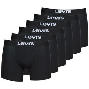 Levis  SOLID BASIC BRIEF PACK X6  Boxers heren Zwart