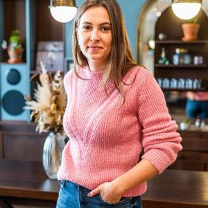 Céleste  INES  Truien  dames Roze