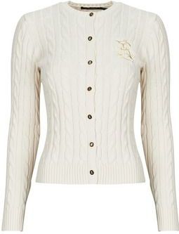 RALPH LAUREN - RALHAN - Vest - Ecru - Katoen - Ronde Hals - Knoopsluiting