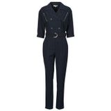 MORGAN - Lange Jumpsuit - Blauw - Viscose