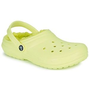 Crocs  Classic Lined Clog K  klompen  kind Geel