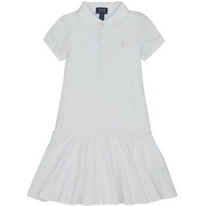 Polo Ralph Lauren  POLO DRESS-DRESSES-KNIT  Jurken kind Wit