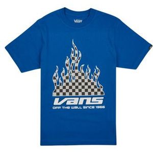 Vans  REFLECTIVE CHECKERBOARD FLAME SS  Shirts  kind Blauw