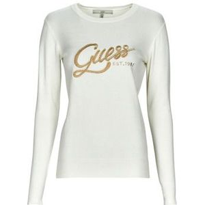 Guess  LS EDIE RN TONAL LOGO SWTR  Truien  dames Wit