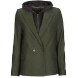 IKKS - Colbert - Groen - Met Afneembare Kap - Polyester