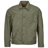 LEVI'S - Trucker Type 1 - Jeans Jacket - Kakigroen - 60% Katoen, 40% Polyester