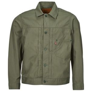 LEVI'S - Trucker Type 1 - Jeans Jacket - Kakigroen - 60% Katoen, 40% Polyester