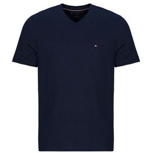 Tommy Hilfiger - ESSENTIAL V-NECK TEE - T-Shirt - Blauw - Katoen