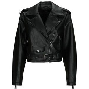 Only  ONLLOUIE FAUX LEAHTER BIKER OTW  jassen  dames Zwart