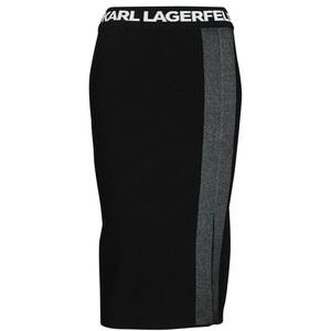 Karl Lagerfeld  LIGHTWEIGHT KNIT SKIRT  Rokken  dames Zwart
