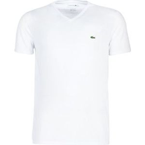 Lacoste  TH6710  Shirts  heren Wit